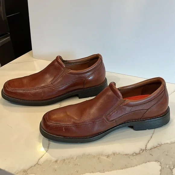Rockport Brown Walkability Dress Loafers. Shock Absorption Moisture Wicking 10.5 - Picture 15 of 16